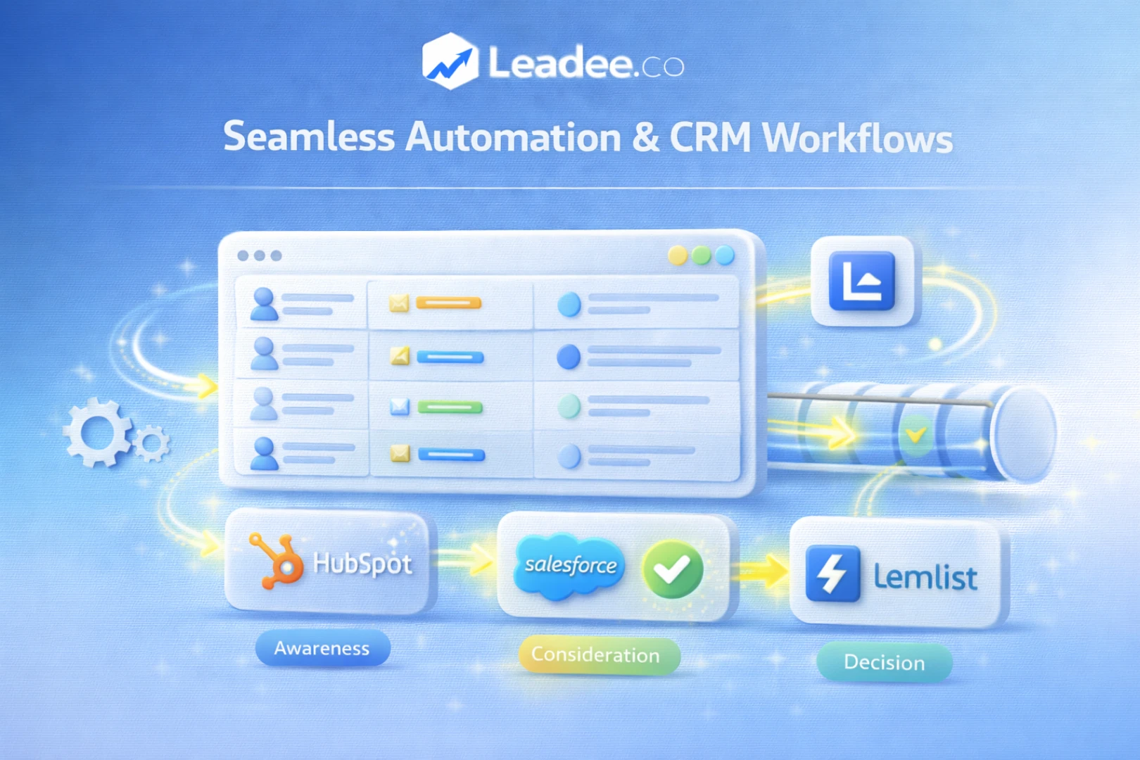 Seamless Automation & CRM Workflows b2b email list building