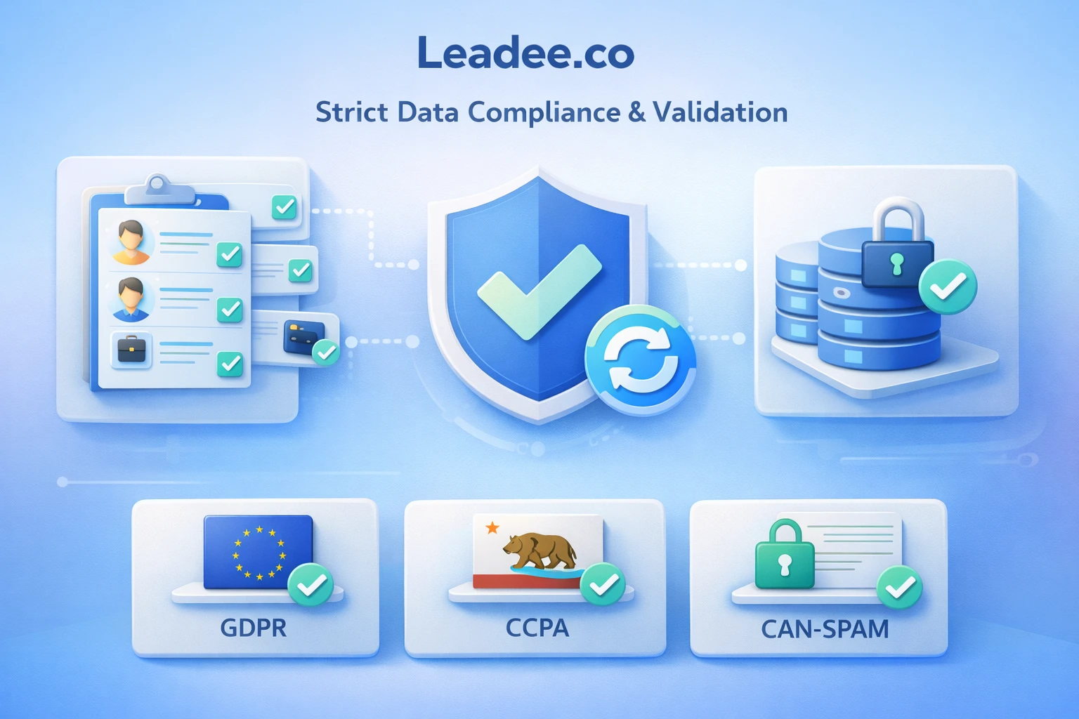 Strict Data Compliance B2B ICP Targeting & Data Enrichment